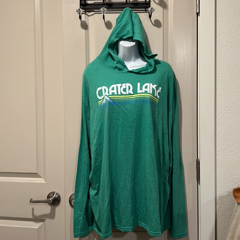 Crater Lake Hoodie Long Sleeve Tee - Picture 3 of 3